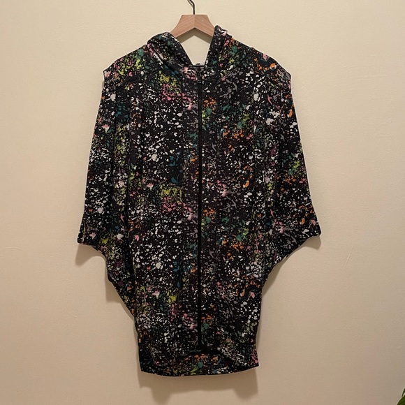 RACHEL Rachel Roy Multicolor Sleeveless Oversized Hoodie - Picture 2 of 9